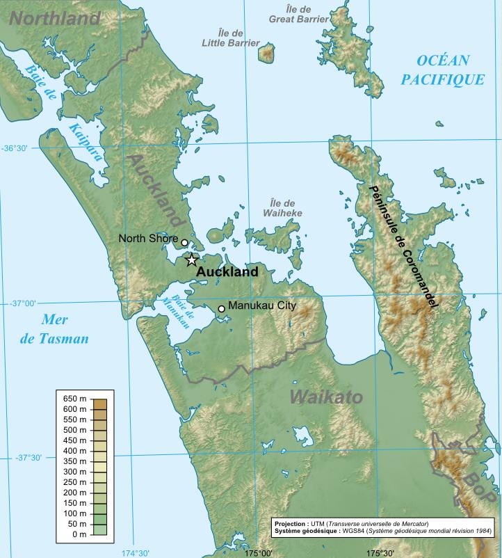 Auckland Geološka karta