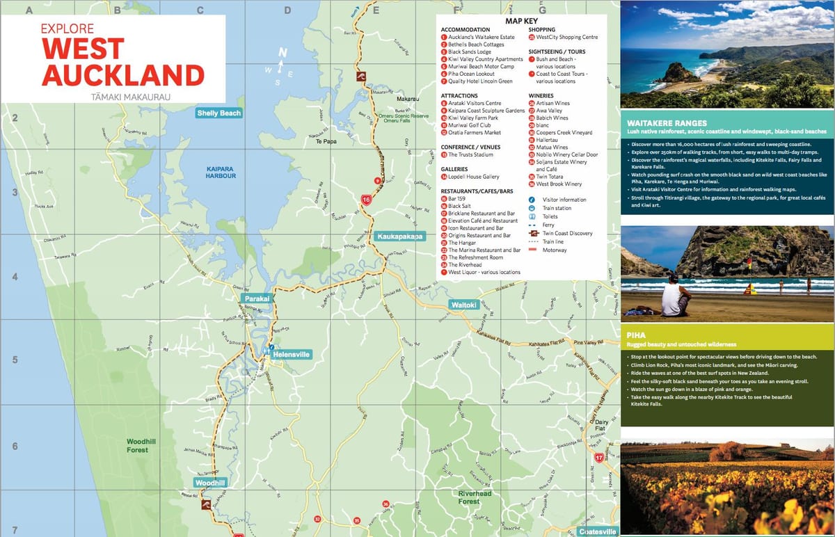 karta West Auckland