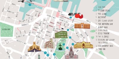 Grad Auckland šetnje karti